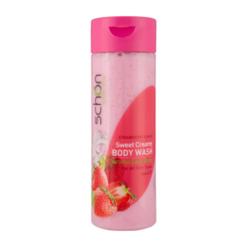شامپو بدن شون مدل Strawberry And Milk حجم 300 میلی لیتر