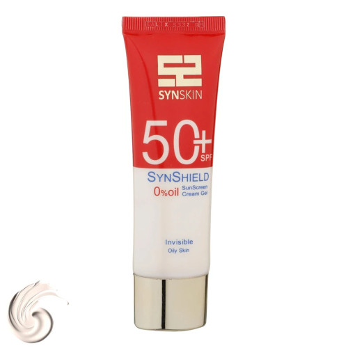 ژل کرم ضد آفتاب ساین اسکین مدل Syn Shield SPF50 مناسب پوست چرب حجم 50 میلی لیتر