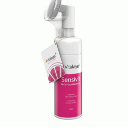 فوم پاک کننده صورت ویتالیر مدل Sensivit مناسب پوست حساس حجم 150میلی لیتر