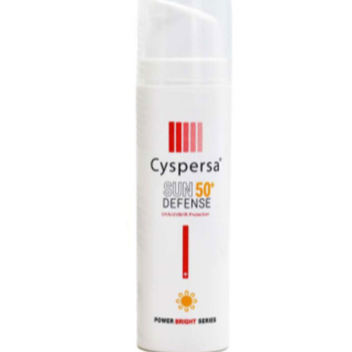 فلوئید ضد آفتاب سیسپرسا مدل Sun Defence با SPF50 مناسب انواع پوست حجم 50 میلی لیتر