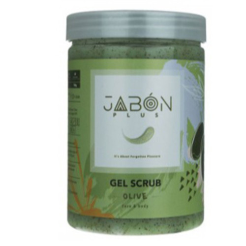 ژل اسکراب زیتون مناسب صورت و بدن 750گرم ژبن پلاس
