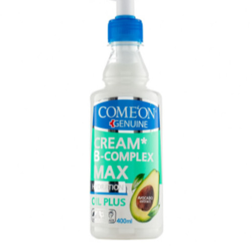 کرم مرطوب کننده کامان مدل B Complex Max حجم 400 میلی لیتر